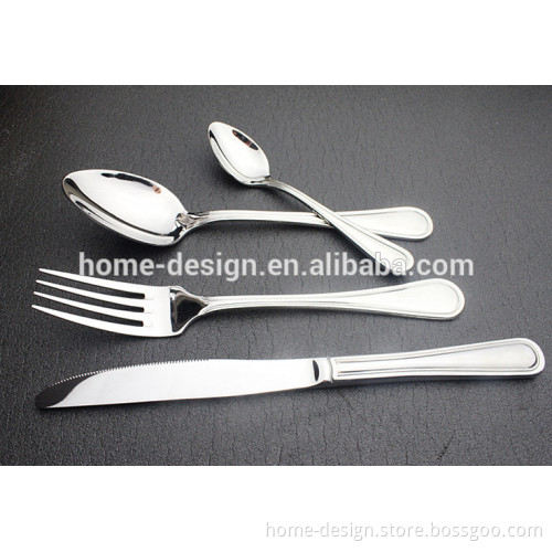 TOP GRADE 4PCS STAINLESS STEEL TABLEWARE/KNIFE/SPOON/FORK